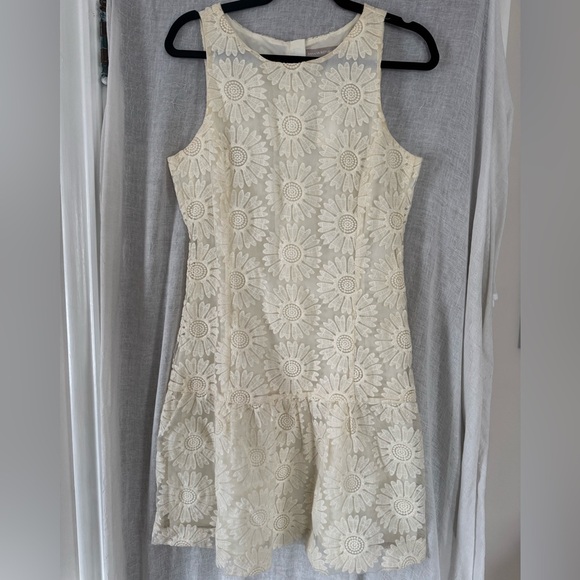 NWT - Banana Republic Ivory Drop Waist Dress. New with tags. - Picture 1 of 4